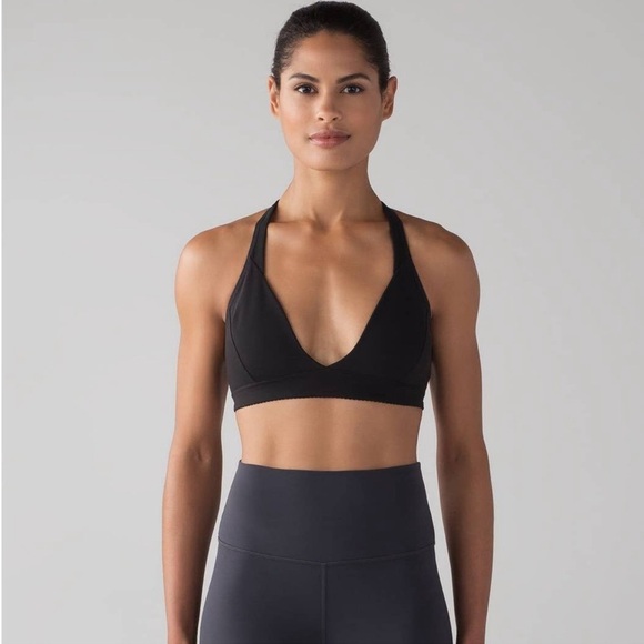 Lululemon All Day Breeze Sports Bra Black Size 8 - Picture 1 of 8